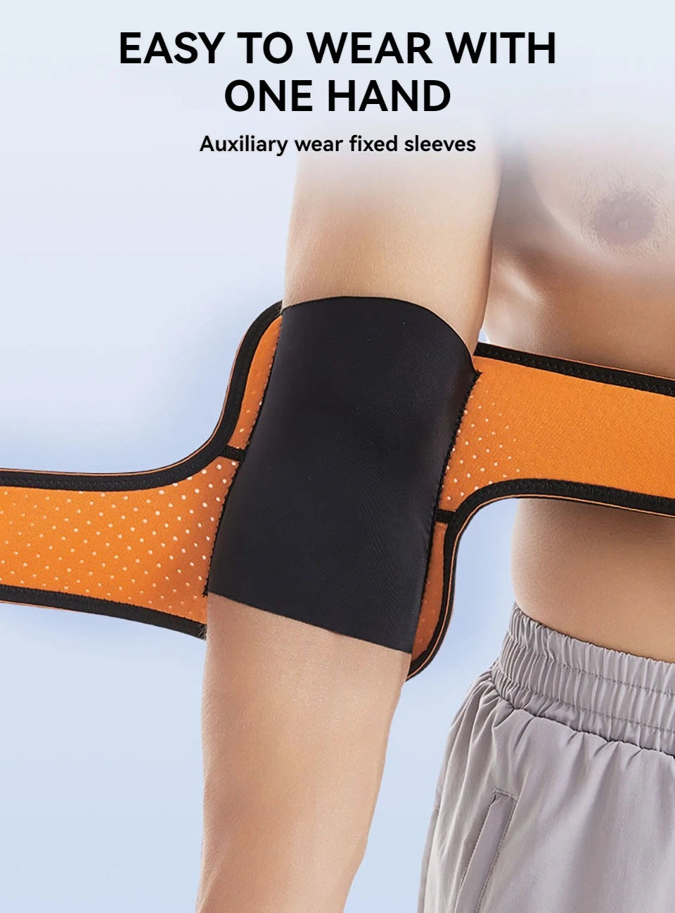 GOBYGO 1Pcs Sports elbow Pads Arm Warmers Strap Protector Elbow Protector Comfortable Breathable Fitness Arm Sleeves Men Women