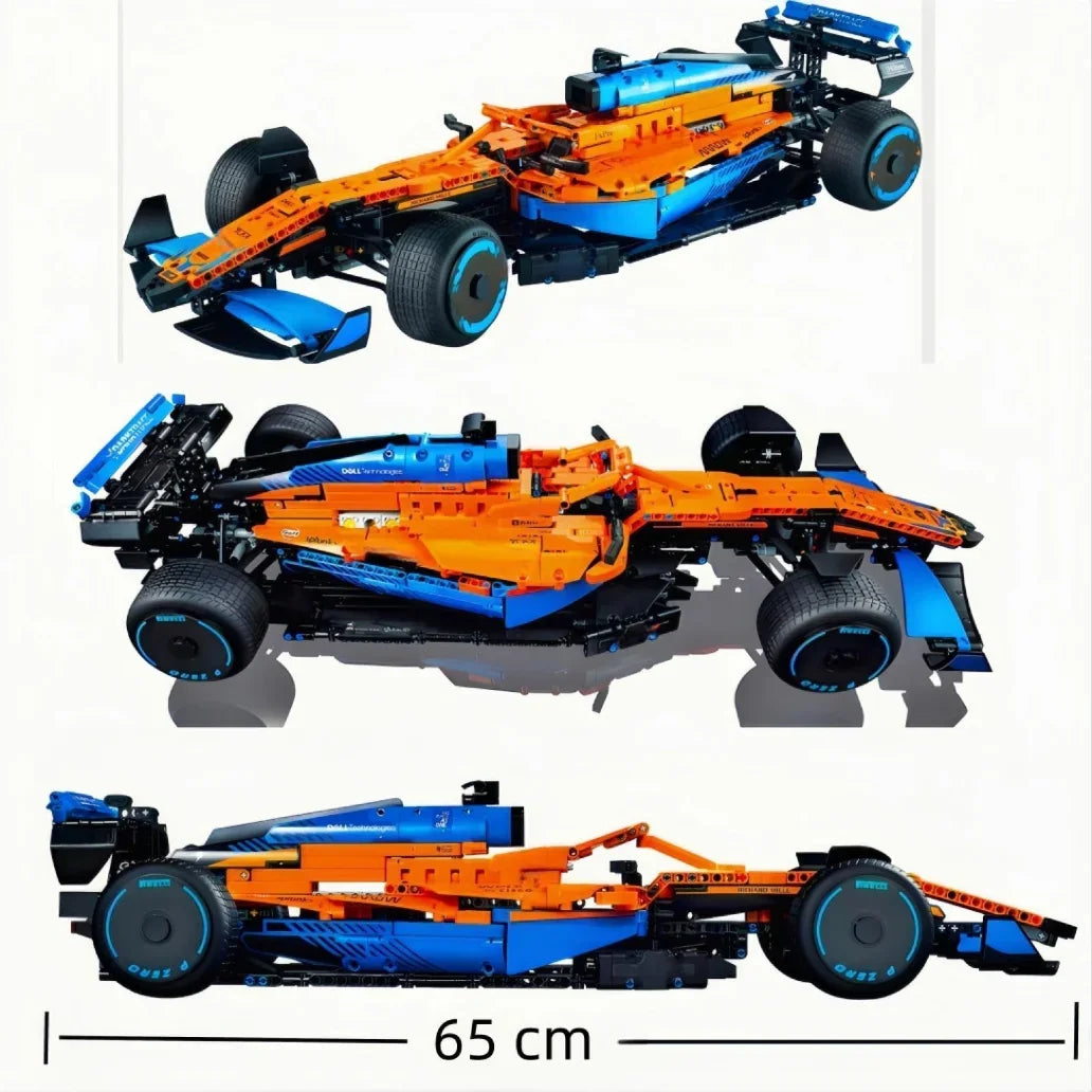 42077 42066 Racing Car Model Kit Mechanical Set Building Block Model ,Red And Blue Birthday Toy Gift Christmas Gift 1361 pcs