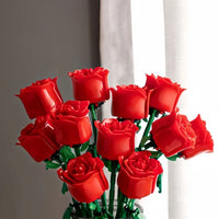 11pcs Red Rose