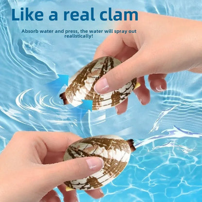Simulated Water Spraying Clam Toy Prank Toy Water Simulation Shell Toy Children's Mini Water Gun Summer Playing for Boy