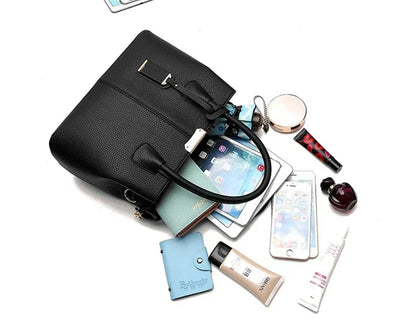 New luxury women's leather bag, well-known designer brand handbag, women's handbag wallet, fashionable shoulder bag