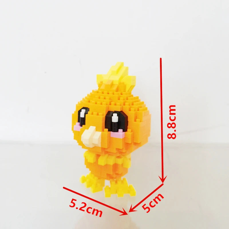 75 Style Building Blocks Assembly Anime Picachu Charizard Doll Blastoise Bulbasaur Gengar Bricks Figures Toy for Kid Gift