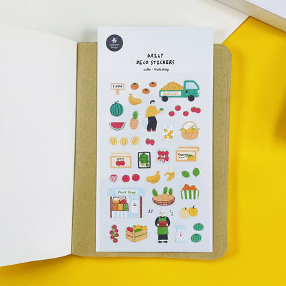 Korean Import Suatelier Travel Home Life Study Friend Stickers Scrapbooking Diy Journaling Diary Stationery Sticker School Gift
