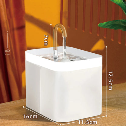 Ultra-Quiet Pet Water Fountain Auto Filter Electric Cat Dog Water Dispenser&Burnout Prevention Pump 1.5L Recirculate Filtrin