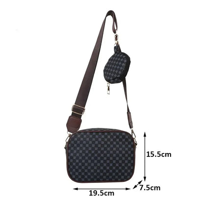 Vintage Fashion Handle Handbag Women Solid Soft PU Leather Women Shoulder Bag New Casual Designer Women Crossbody Tote Bag