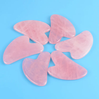 Natural Stone GuaSha Jade Facial Beauty Scraping Massage Tools Firm Skin Care Face Gua Sha SPA Physical Gue Che Roller