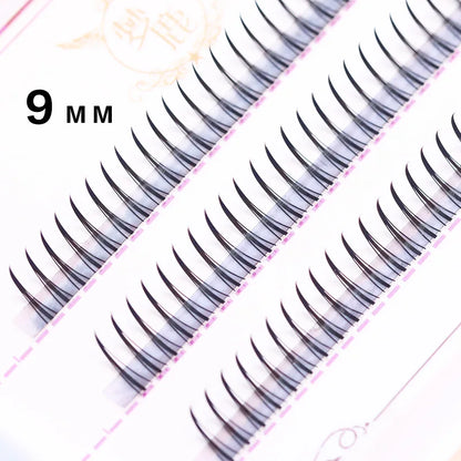 Brown Lashes A Type False Eyelashes 8-12mm Fake Lashes Natural Fairy Lash Korean Makeup Strand Eyelash Cluster Eye Lashes