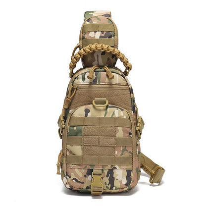 Multi functional outdoor chest bag, sports cycling, hiking, portable and wear-resistant crossbody bag