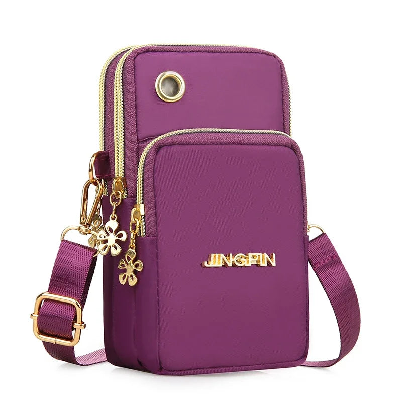 2025 New Women's Slant Mini Bag, Mobile Phone Bag, Fashion Mom Money Bag