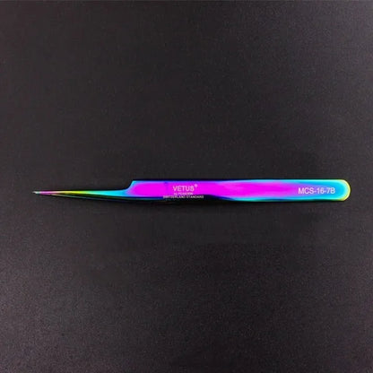 100% Vetus Original MCS Series New Style Premium Eyelashes Tweezers Ultra Fine Tip Improve for 3D 6D Lashes Extensions