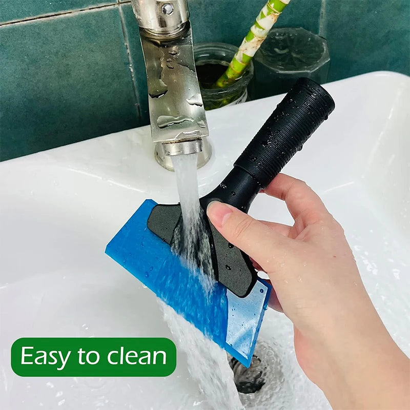 1Pc Clean Scraper Shovel Rubber Window Tint Squeegee Water Blade Wiper Glass Handy Car Wash Cleaner Tool Ice Breaker