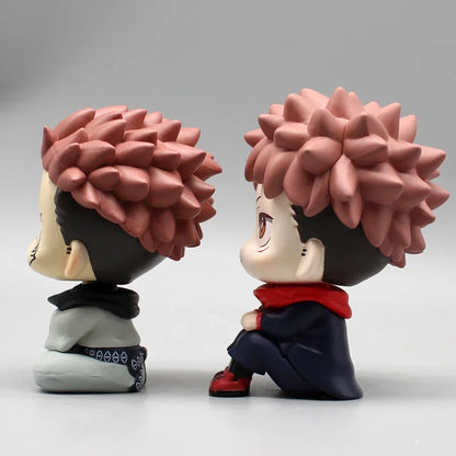 Anime Nanami Kento Ryomen Sukuna Itadori Yuji Action Figures Q Version Jujutsu Kaisen Figurine 10cm PVC Collection Model Toys
