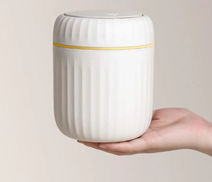 Mini Desktop Trash Can with Lid Garbage Waste Bin Organizer Bedroom Office Desk Storage Box Made Durable Plastic Home Supplies