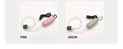 Mini Oxygen Pump USB Portable Fish Tank Fish Farming Aquarium Supplies Small Oxygen Pump Ultra Quiet Fishing Aerator