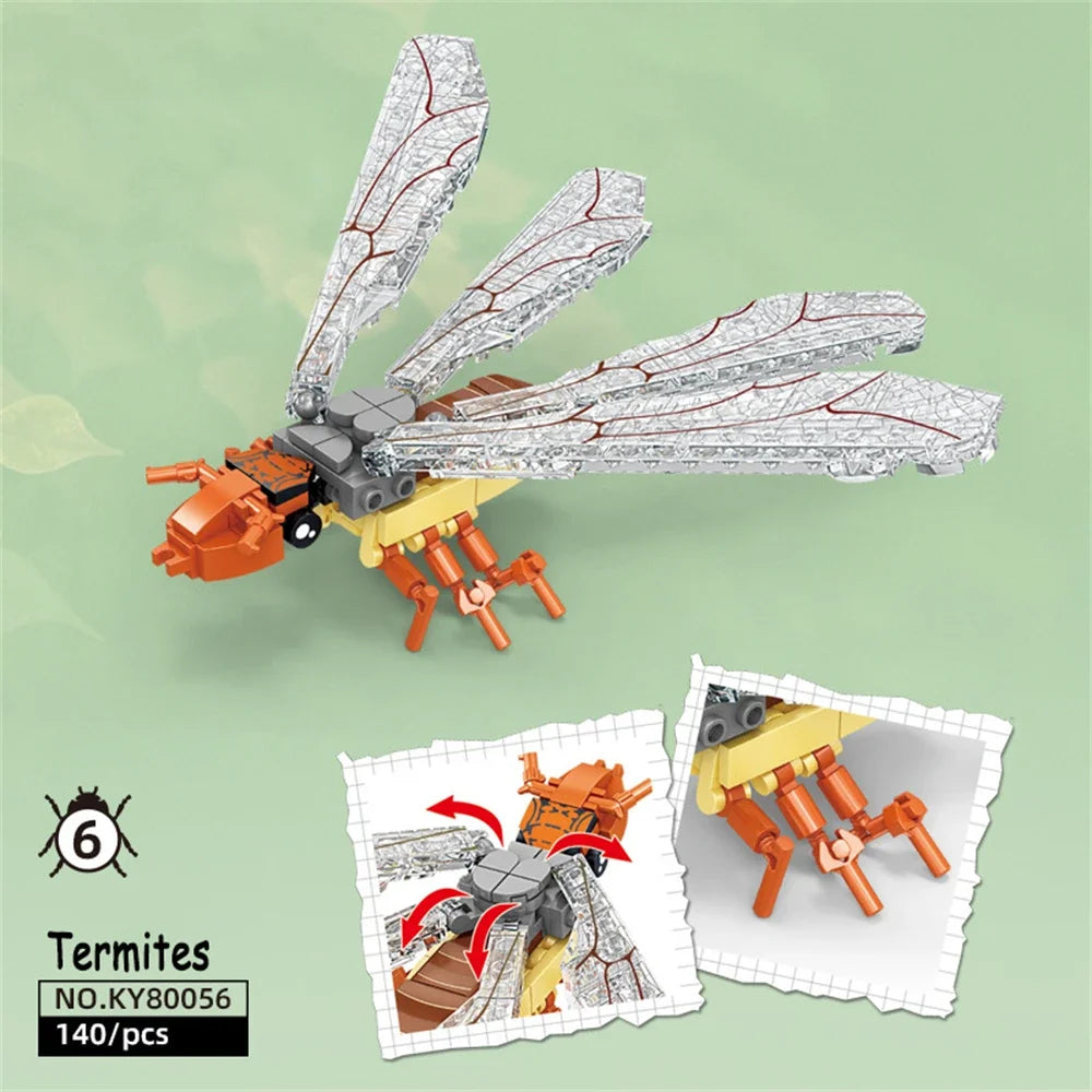 Mosquito Insects Building Blocks Toys Set - Long-Lasting Play for Kids, Great Collectible Models Orchid Mantis Redviidae & More