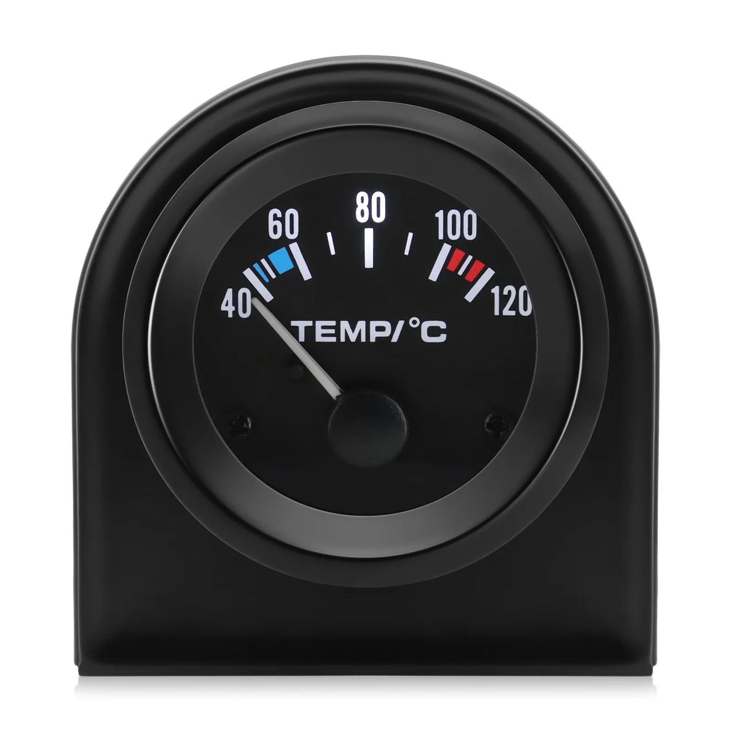Auto Car 2" 52mm Water Temp Gauge 40~120 Celsius Temperature Meter Sensor 1/8NPT Gasoline Car 12V Auto Instrument Black Shell