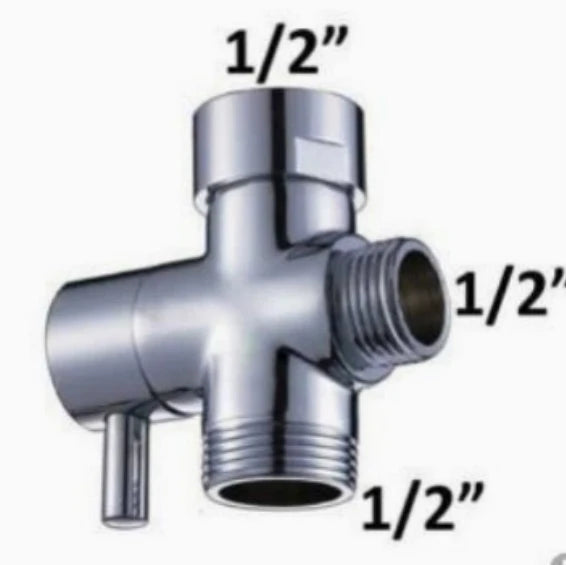 Household toilet companion, one in two out triangle valve, bathroom washer, high-pressure booster spray gun, water gun