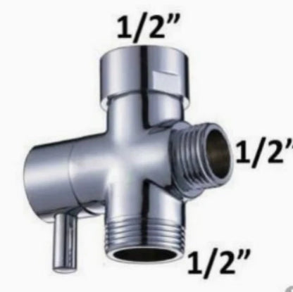 Household toilet companion, one in two out triangle valve, bathroom washer, high-pressure booster spray gun, water gun