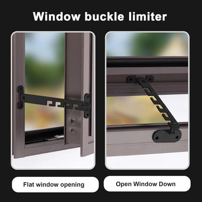 Window Locks Child Safety Window Support Hook Latches Adjustable Limiter Latch Security Bars Flat Cats Child Door Stay Open