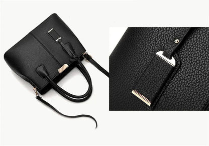 New luxury women's leather bag, well-known designer brand handbag, women's handbag wallet, fashionable shoulder bag