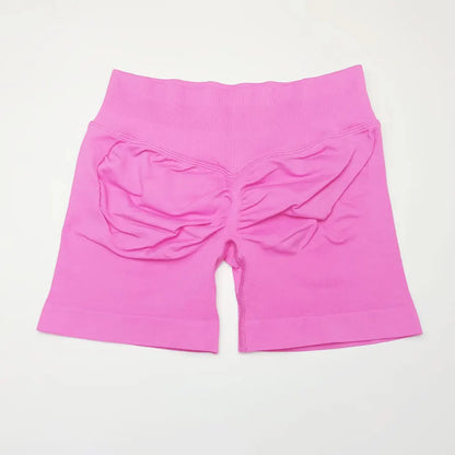 NCLAGEN Seamless Shorts 4.5" Gym Shorts Woman Scrunch Butt Fitness Sports Short Workout Seamless Leggings Running Yoga bottoms