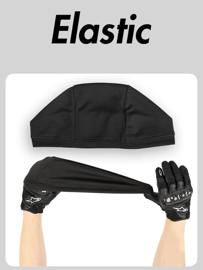 Cooling Quick Dry Breathable Mesh Beanie Hat Fishing Hiking Runing Sports Hat Cycling Motor Helmet Inner Cap Sweat Head Wraps
