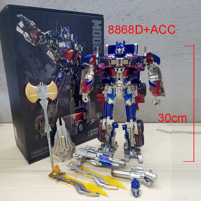 30CM Transformation Robot Toys Optimuss Prime Star Commander Magatron Bumblebe Car Movie Action Figure Deformation Anime Model