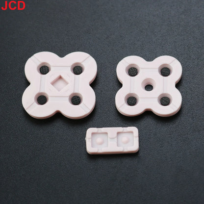 JCD 1set For DS Lite Conductive Rubber Button Pad Set Replacement Part For NDSL DSL Game Console Silicon Buttons