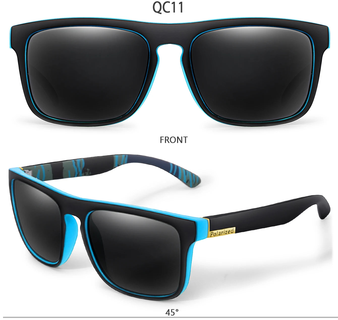 Fashion Polarized Color Changing Cycling Sunglasses Men Night Vision Car Driving Sunglass Dirt Bike Motorcycle  Glasses