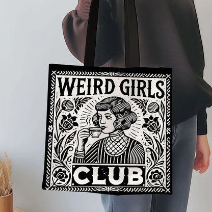 1 Pc Weird Girls Club Tote Bag, Girls Club Gifts, Girls Squad, Girls Crew, Girls Weekend, Gift For Hot Girls, Gift For Her, Bes