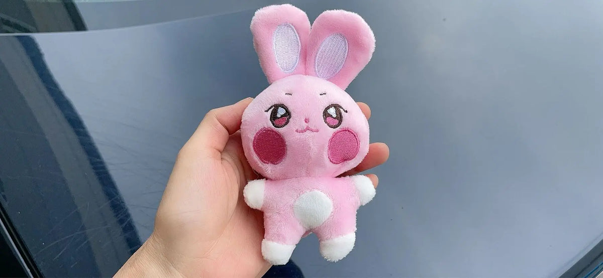10CM Pop-up Store Doll Keychain ANITEEZ Cartoon Cute Plush Pendant Keyring Bag Accessories Kpop Yunho Yeosang Fans Gifts