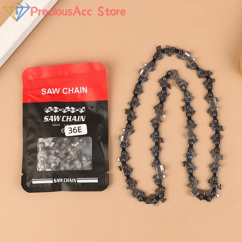 4/6/8/12/14/16 Inch Metal Chainsaw Chain Spare Parts Link Chainsaw Saw Chain Blade For Electric Saw Accessories Wood Cutting