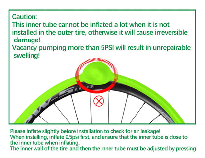 CYCLAMI TPU Material Ultralight Bike Inner Tube 700C 18 32 MTB Road Bicycle Tire 45 65 mm Length French Valve Tyre Repair Tools