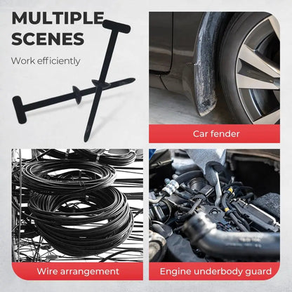 500PCS Nylon Cable Zip Self-Locking Heavy Duty Zip Ties Indoor & Outdoor General Purpose Cable Tie Buckles Releasable UV Resista