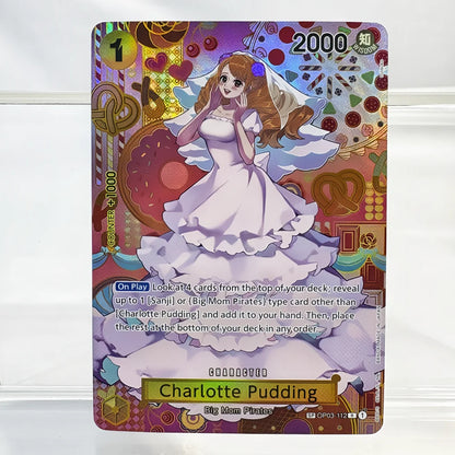 Anime One Piece OPCG Card English Version Nami/Jewelry Bonney/Carrot/Boa Hancock/ Perona Game Anime Collection Proxy Cards