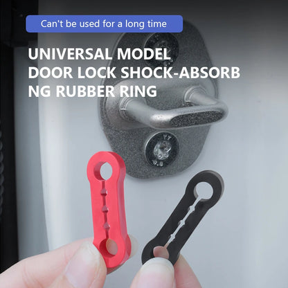 4pcs Car Door Shock Absorber Universal Car Door Buckle Soundproof Deadener Damper Cushion Anti-Vibration Buffer Pad