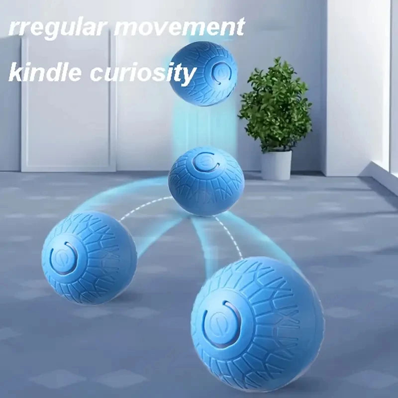 Smart Dog Toy Ball Automatic Interactive Pet Electronic Rolling USB Rechargeable Moving Bouncing for Puppy to Large Dog Chew Toy