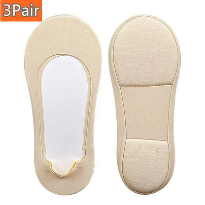 New Plantar Fasciitis Shoes Insole Women Boat Sock Socks Insoles for Feet Shock Absorbing Shoe Sole Invisible Non Slip Shoe Pads