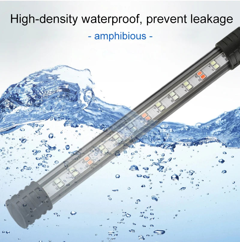 Waterproof LED Aquarium Light Fish Tank Underwater Lamp Clip Light Aquariums Decor Lighting Submersible Lamp Plant Grow 220-240V