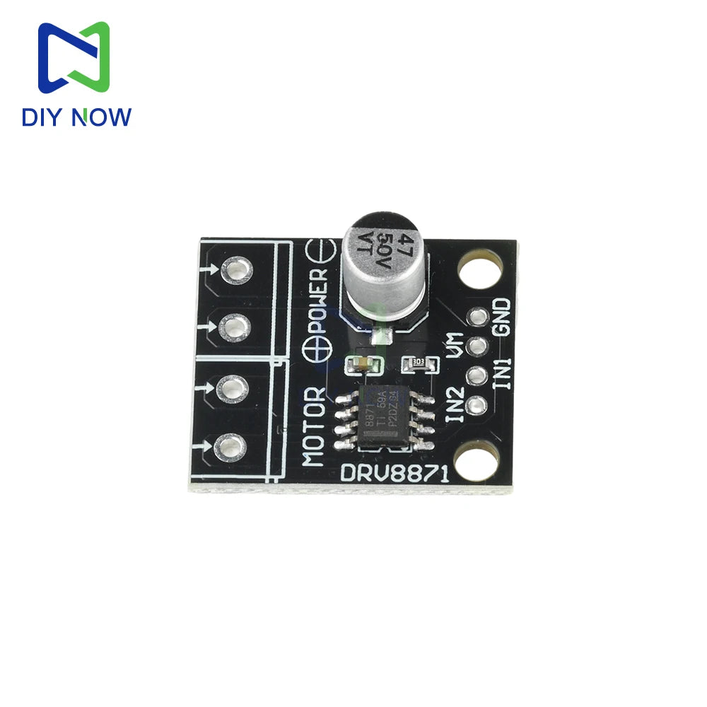 5/1Pcs DRV8871 DC 6.5-45V H-Bridge Motor Driver Module 3.6A Brushed DC Motor Control PWM 10A Sinking Source for DIY Robot