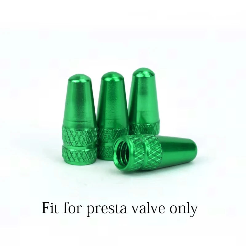 4/8pcs Aluminum Alloy Bicycle Tire FV Valve Cap MTB Road Bike Covered Protector Road MTB Tyre Dustproof Bike Presta Valve