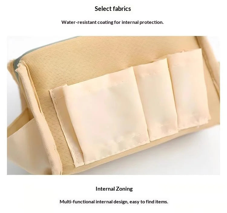 HOMEFISH Women Cosmetic Bag Solid Color Korean Style Makeup Bag Pouch Toiletry Bag Waterproof Makeup Organizer Case Luxury Bag