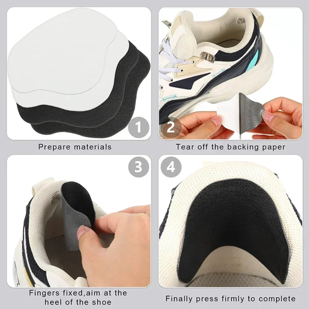 4/6 PCS Shoe Repair Patches, Heel Protector Pads, Anti-Wear Hole Fixing, Self-Adhesive Repair Patches, Insole Foot Care Liner