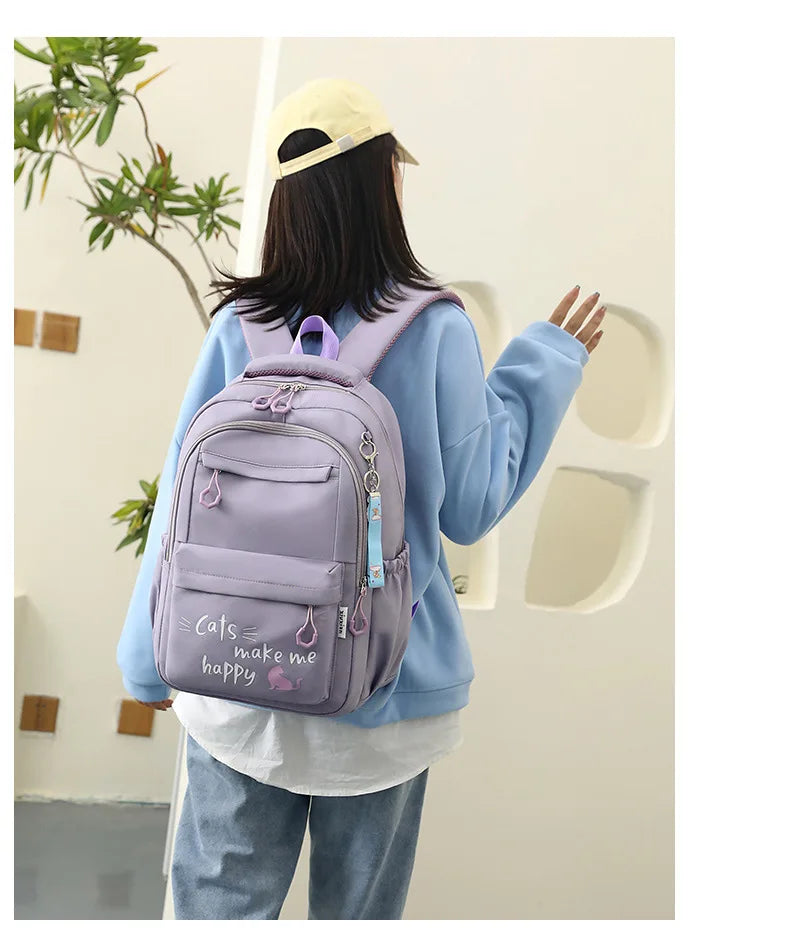 Teenage Girls School Bag Children Backpack Class Child Kids Back Pack Kawaii Bagpack Cute Women Rucksack Female Bolsas Portfolio