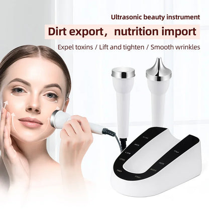 Ultrasound Skin Care Device - High Frequency Face & Eye Massager | AlluCanFind