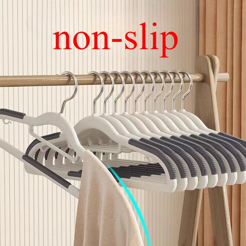 30Pcs Set of Non-slip Hangers Sturdy and Durable Rotating Hook Hangers Laundry Bathroom & Bedroom Clothes Hangers Organization