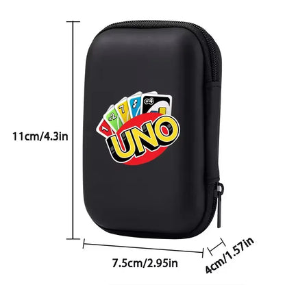 UNO Travel Zipper Case Carry Board Game Cards Storage Package For Kids Fan Entertainment Card Holder Mini Bag