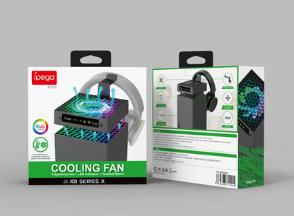 IPEGA Cooling Fan for Xbox Series X with Automatic Fan Speed Adjustable by Temperature, High Performance Cooling, Low Noise