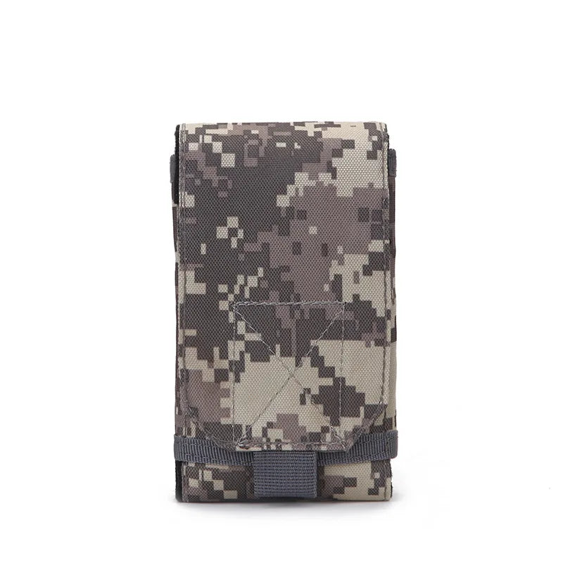 6 Inch Cell Phone Pouch Waist Bag Molle Outdoor Universal Running Mobile Phone Case Bag Camping Hunting Accessories Pouch