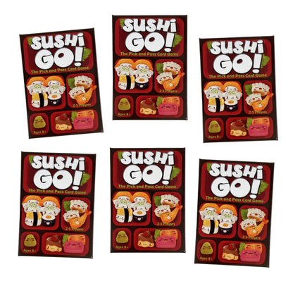1 Box Sushi Go Family Gathering Board Game Card,Fun Card Game Sushi Go Party Card Games Deck Roll Creative Holiday Gift